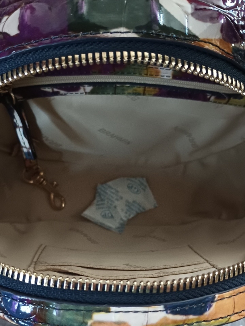 Brahmin “Lane” Wildflower Melbourne Crossbody Bag, With Dusty - Picture 5 of 6
